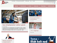 Tablet Screenshot of nnf.dk